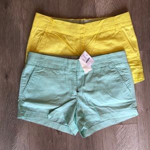 Jcrew chino shorts (pair)